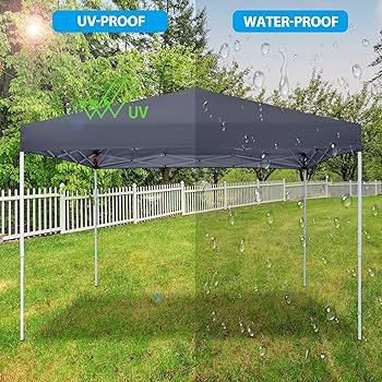 Amazon.com : ZENY 10x10 Pop Up Canopy Tent Easy Set-up